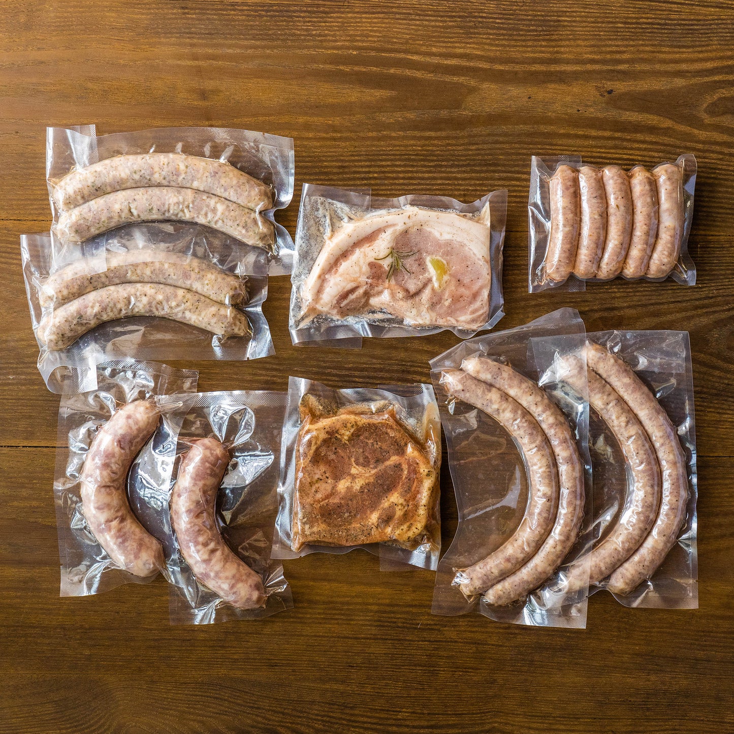 肉肉シャルキュトリセット(大)<ソーセージ4種+ポークステーキ・ポークチョップ>