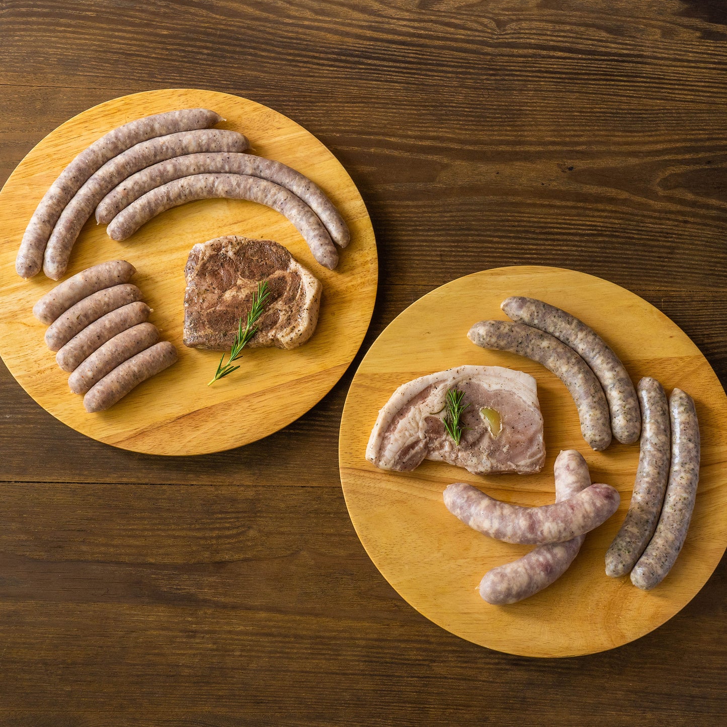 肉肉シャルキュトリセット(大)<ソーセージ4種+ポークステーキ・ポークチョップ>