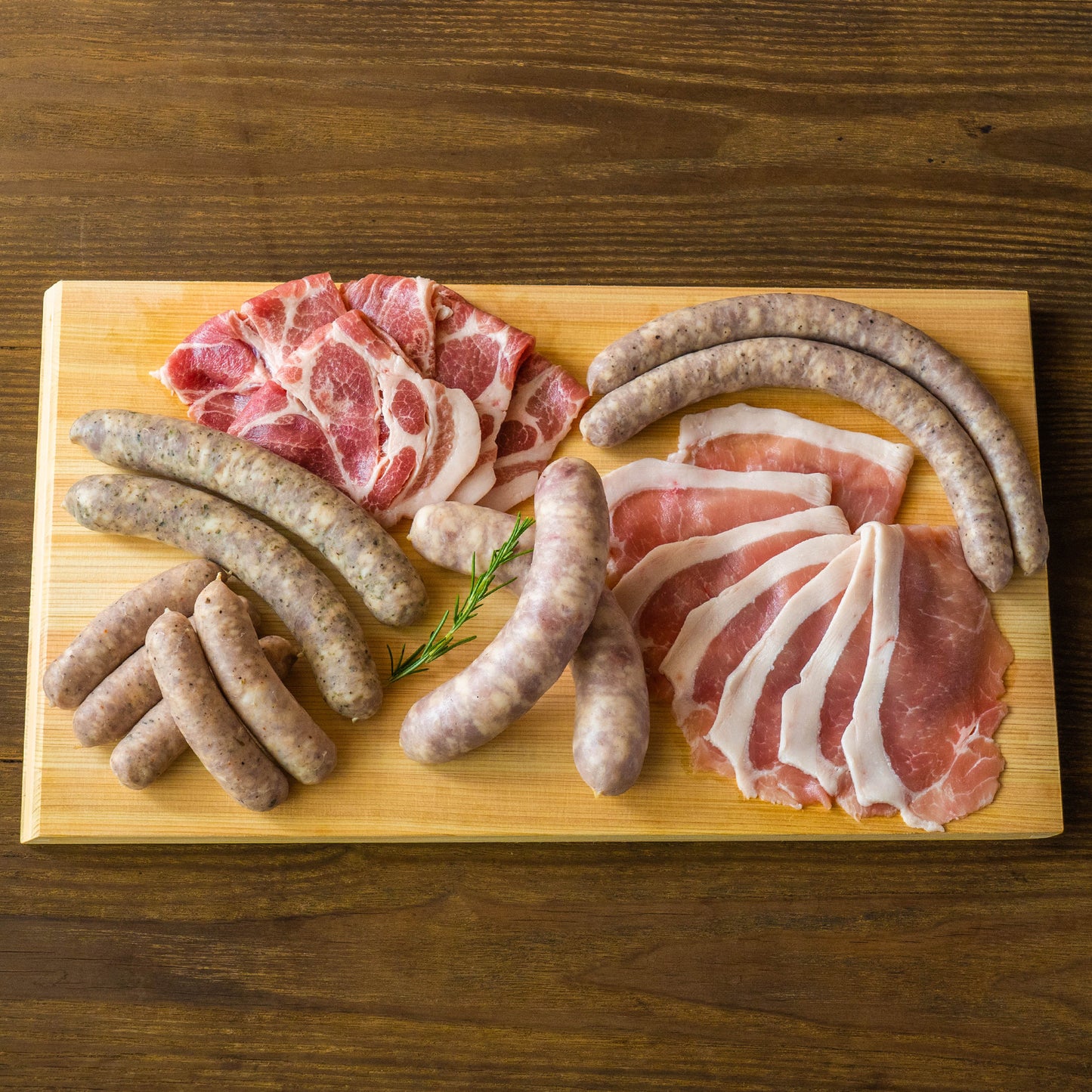 肉肉シャルキュトリ&精肉セット(小)<ソーセージ4種+ロース肉・肩ロース肉>