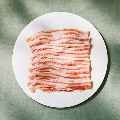 【ユーグレナEco-Pork（鬼や福ふく）】バラ肉 スライス（2.5mm）
