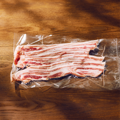 【ユーグレナEco-Pork（鬼や福ふく）】バラ肉 スライス（2.5mm）