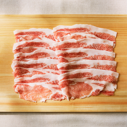 【鬼や福ふく×Eco-Pork】ロース肉 しゃぶしゃぶ用（1mm）